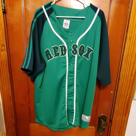 green red sox jersey